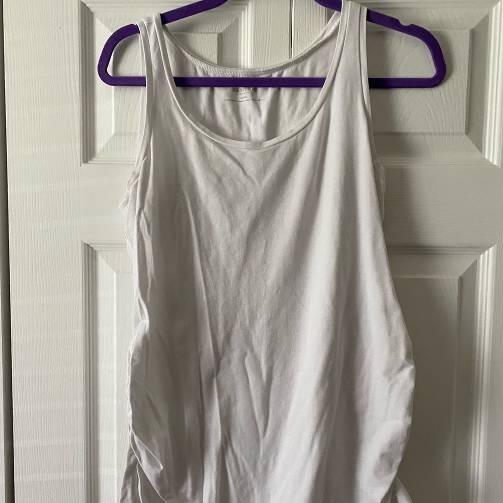Motherhood Maternity White Tank Top